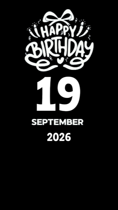 happy birthday 