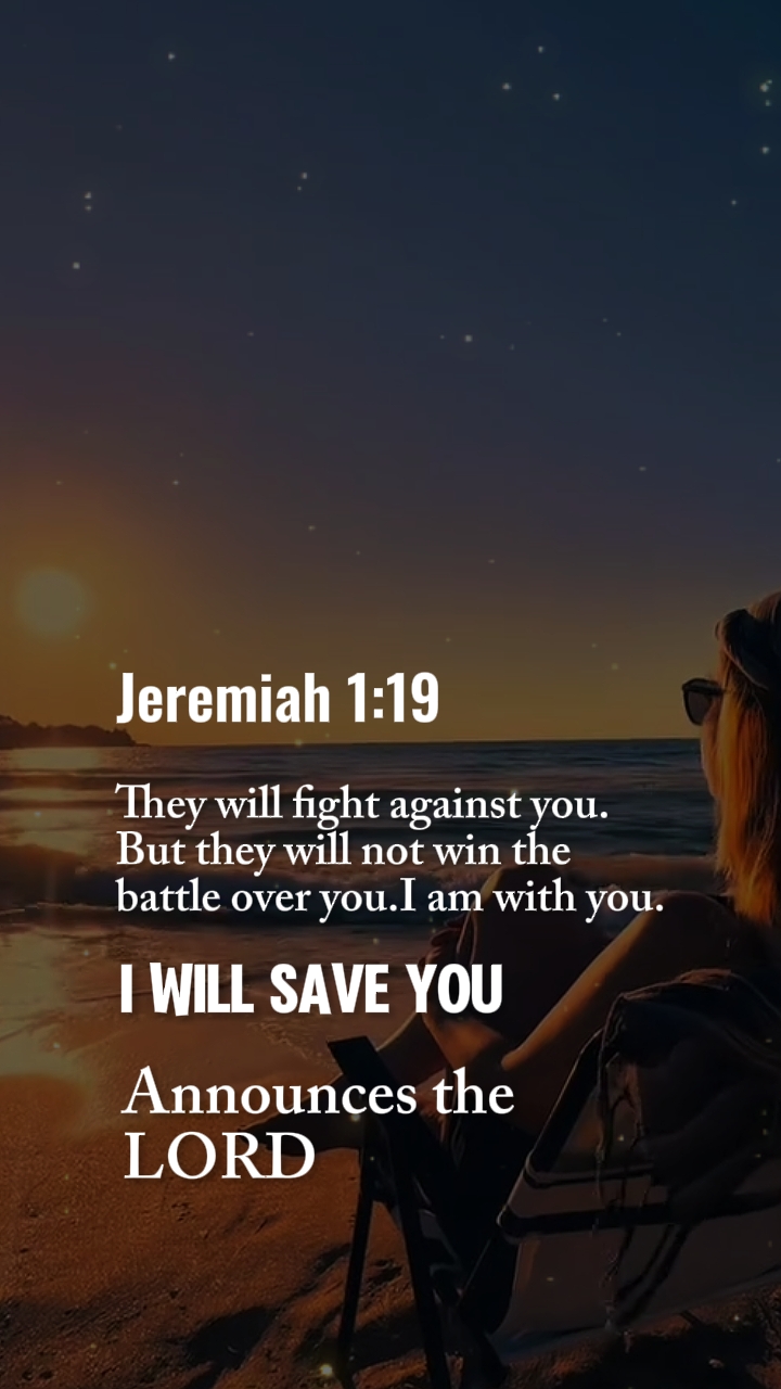 JEREMÍAS 1: 19