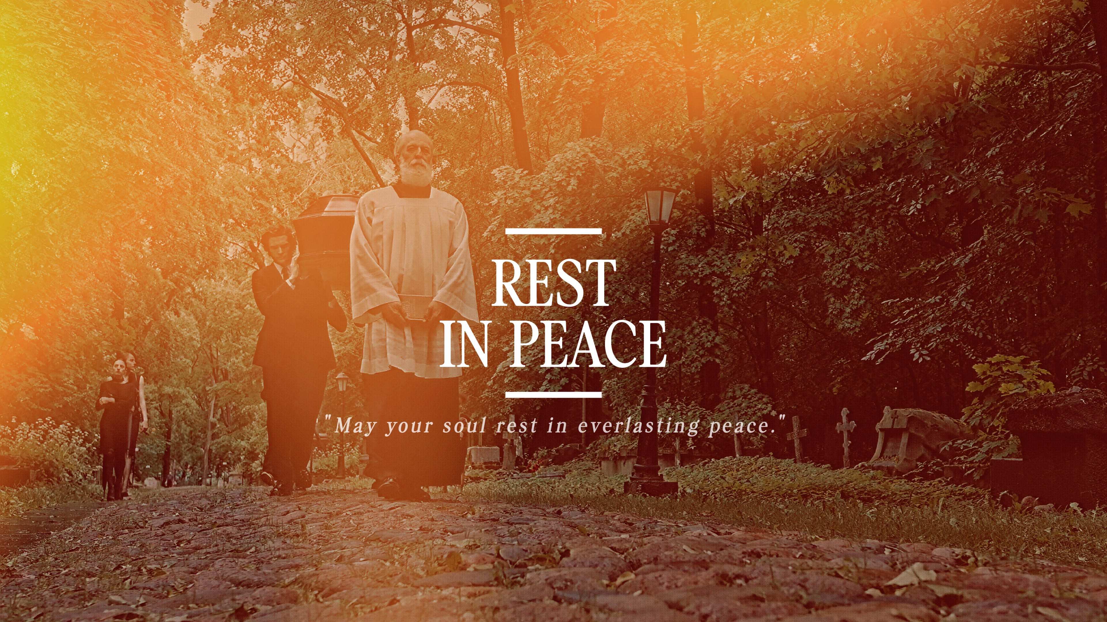 DESCANSE EM PAZ - CONDOLÊNCIA