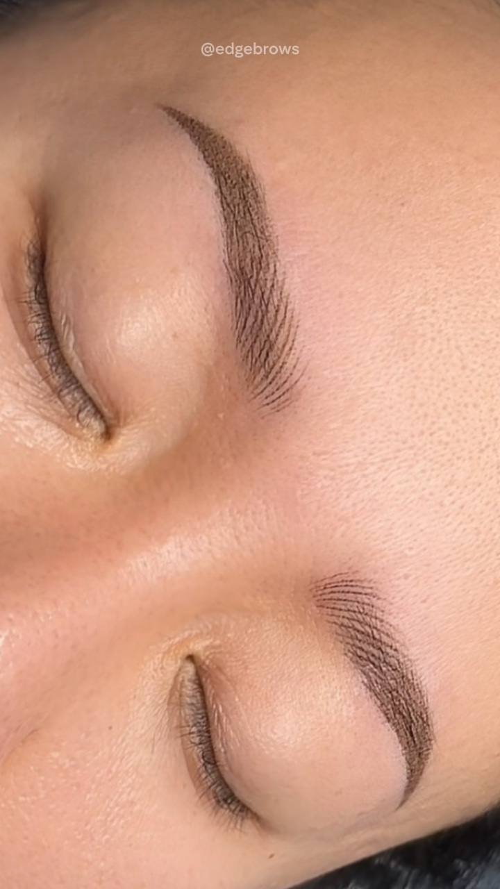 Avant après les sourcils