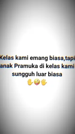 kelas kami emang 