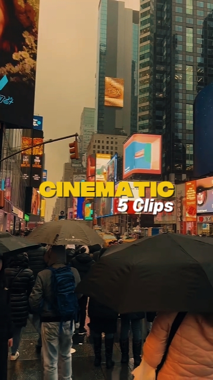 5 clipes cinematográficos