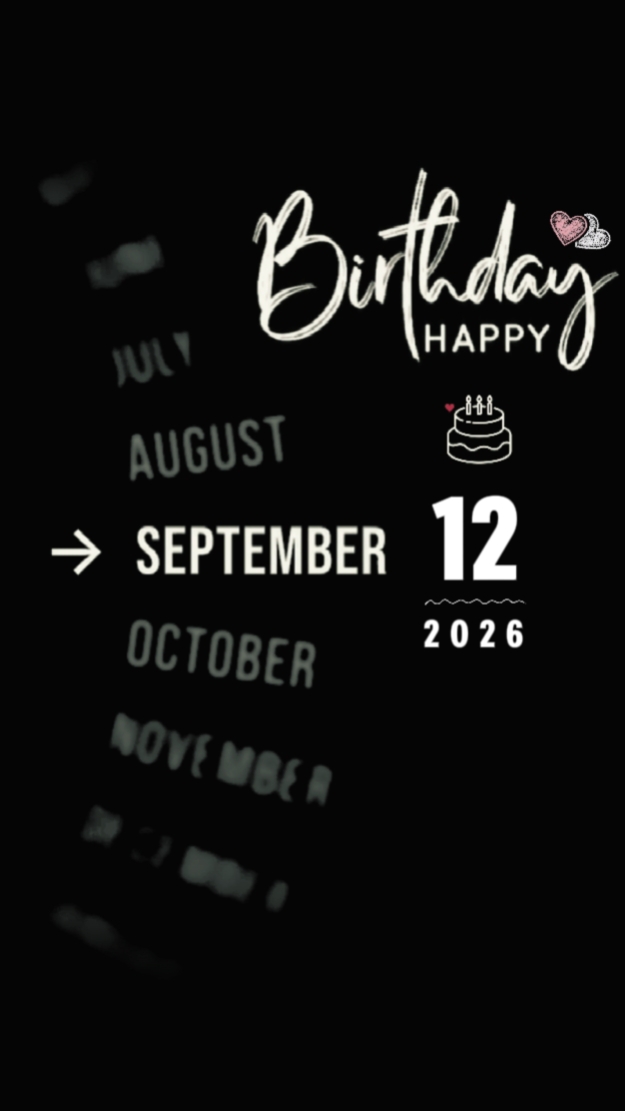 Hbd 12 September
