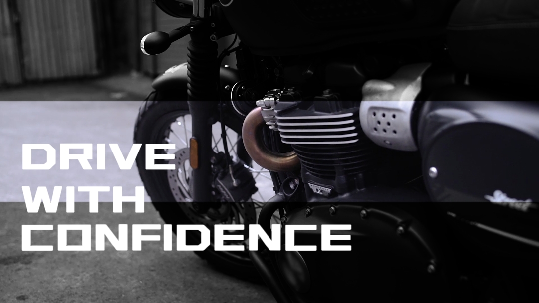 Black & white creative product display automobile