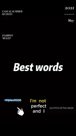 best words