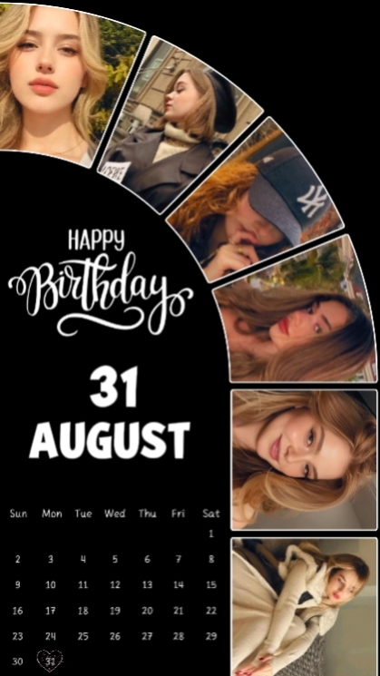 ANNIVERSAIRE 31 AOÛT 