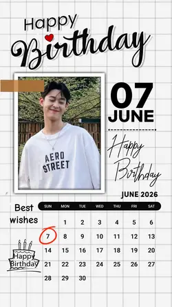 HBD 7 JUNE 2026