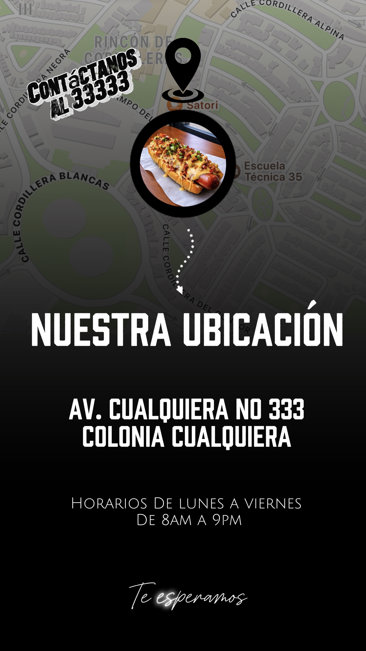 Ubicación,horario
