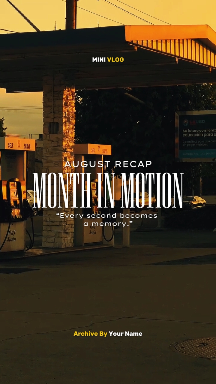 August Recap