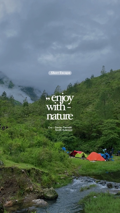 Enjoy with nature