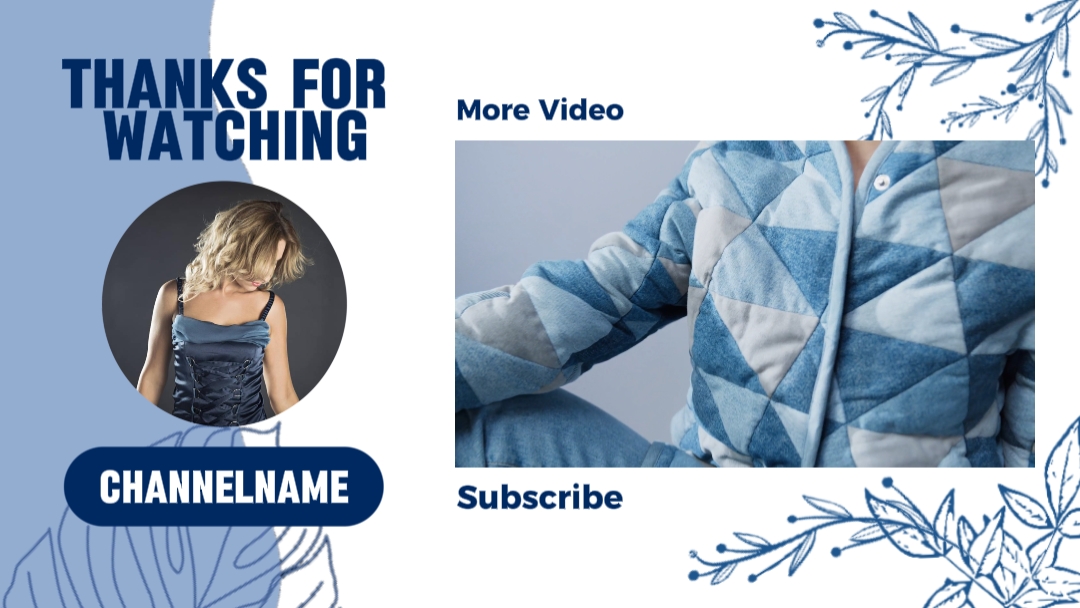 Outro Modern Biru