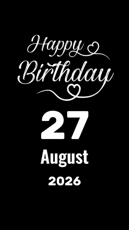 BIRTHDAY FRIEND 27