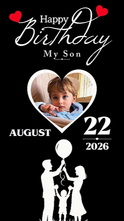 BIRTHDAY SON 22 AUG