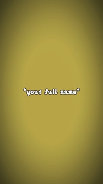your full name 