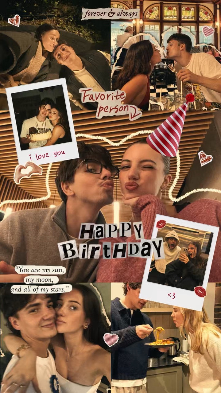 Geburtstag Collage