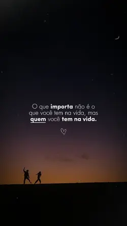O que importa