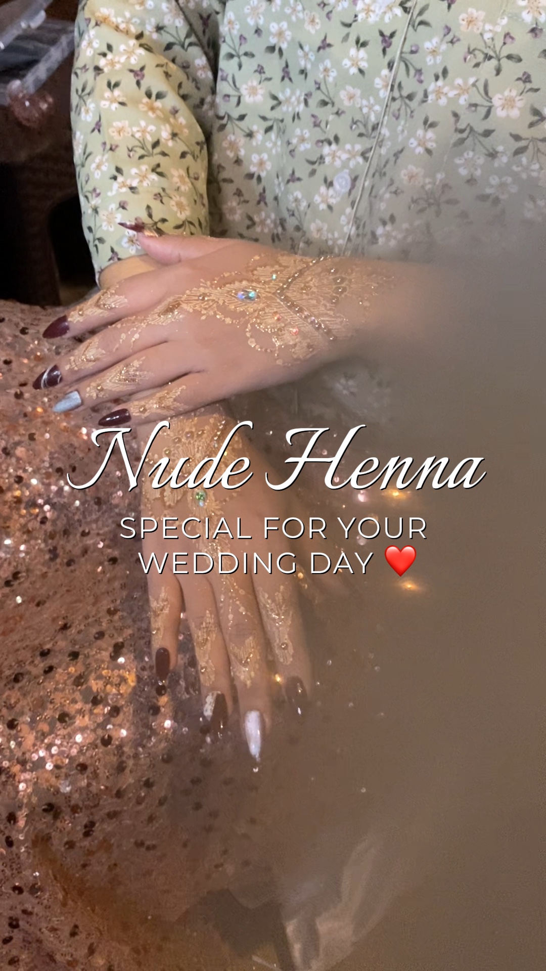 Nude henna wedding 