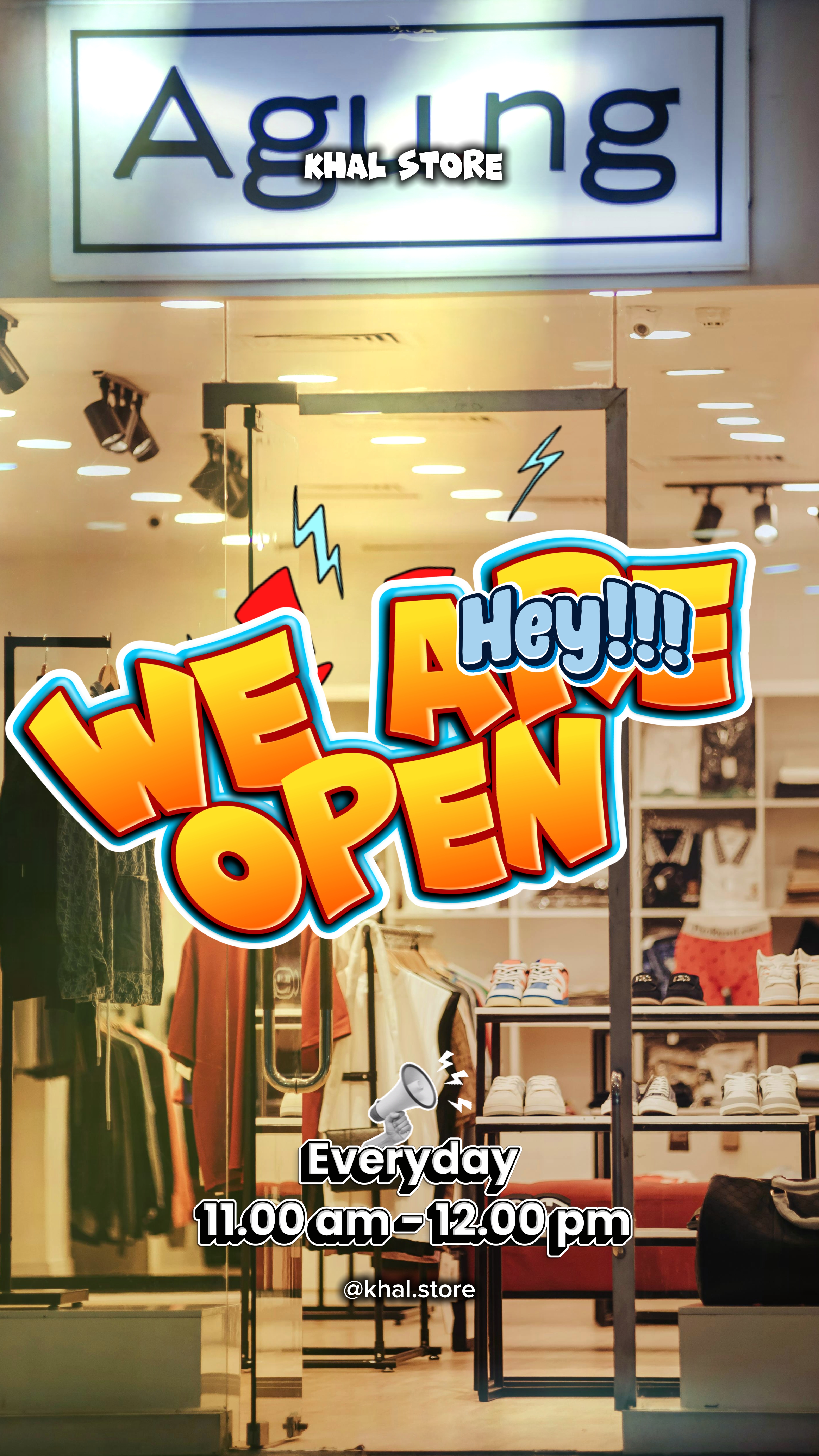 We are open today 