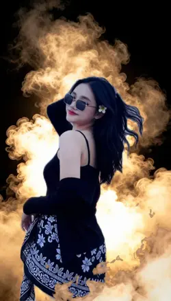 kece efek asap