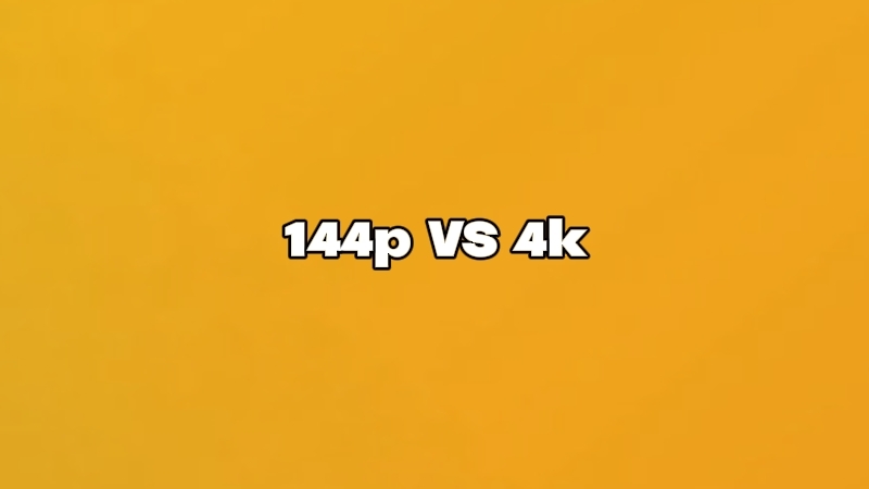 144p vs 4k trend