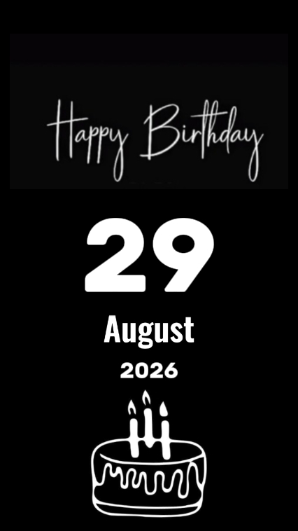 BIRTHDAY MY HUSBAND