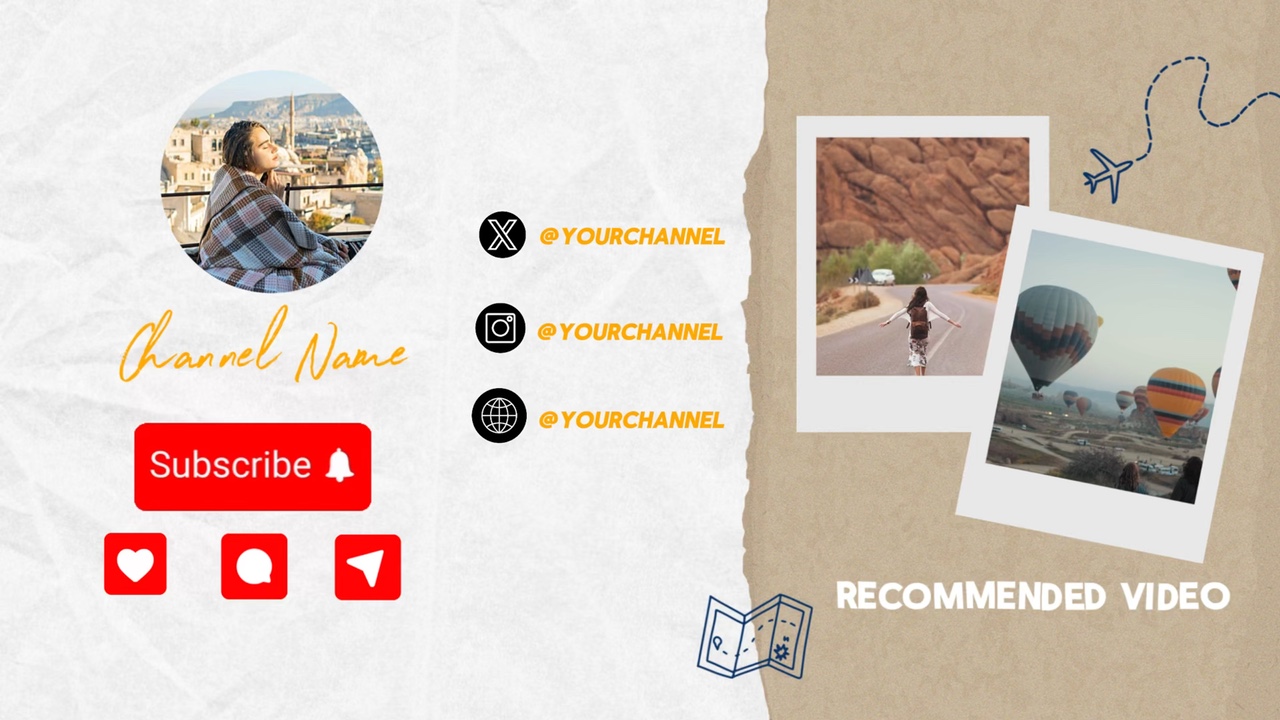 YouTube Travel Outro