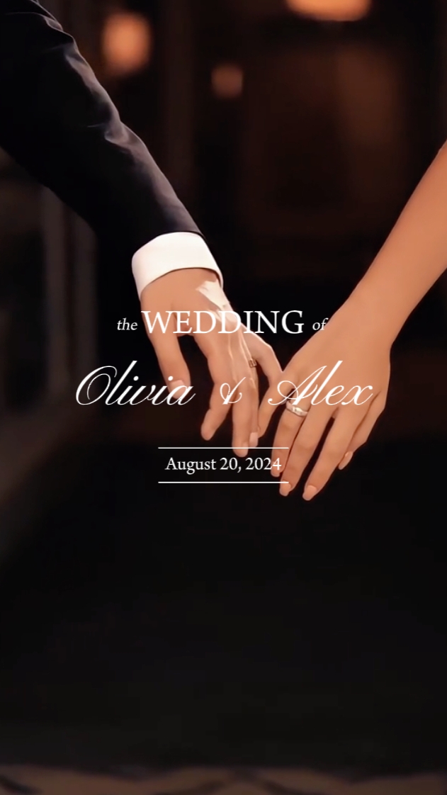 Wedding moment