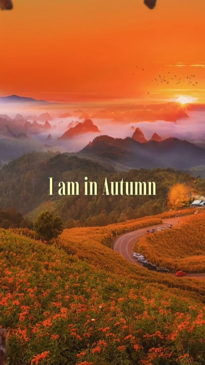 Je suis en automne