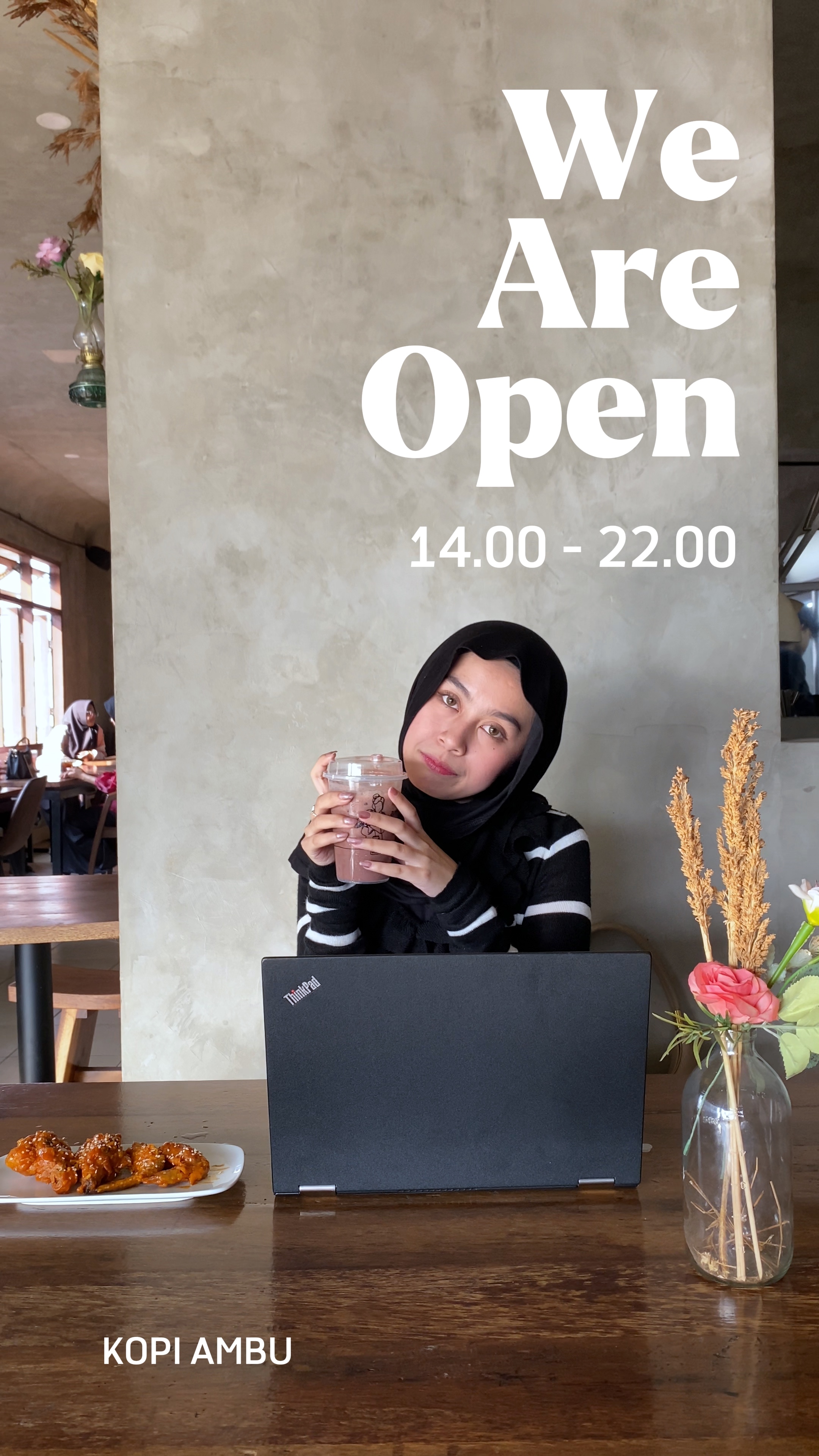 We are open
