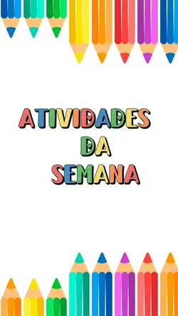 atividades da semana
