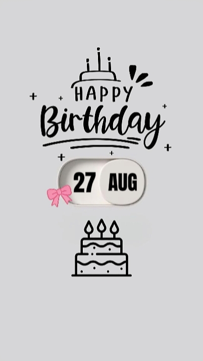 HBD 27 AGUSTUS 2026
