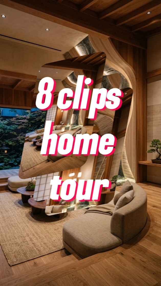 8 clips home tour