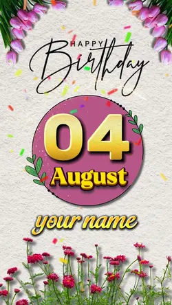 HBD 04 August 2026