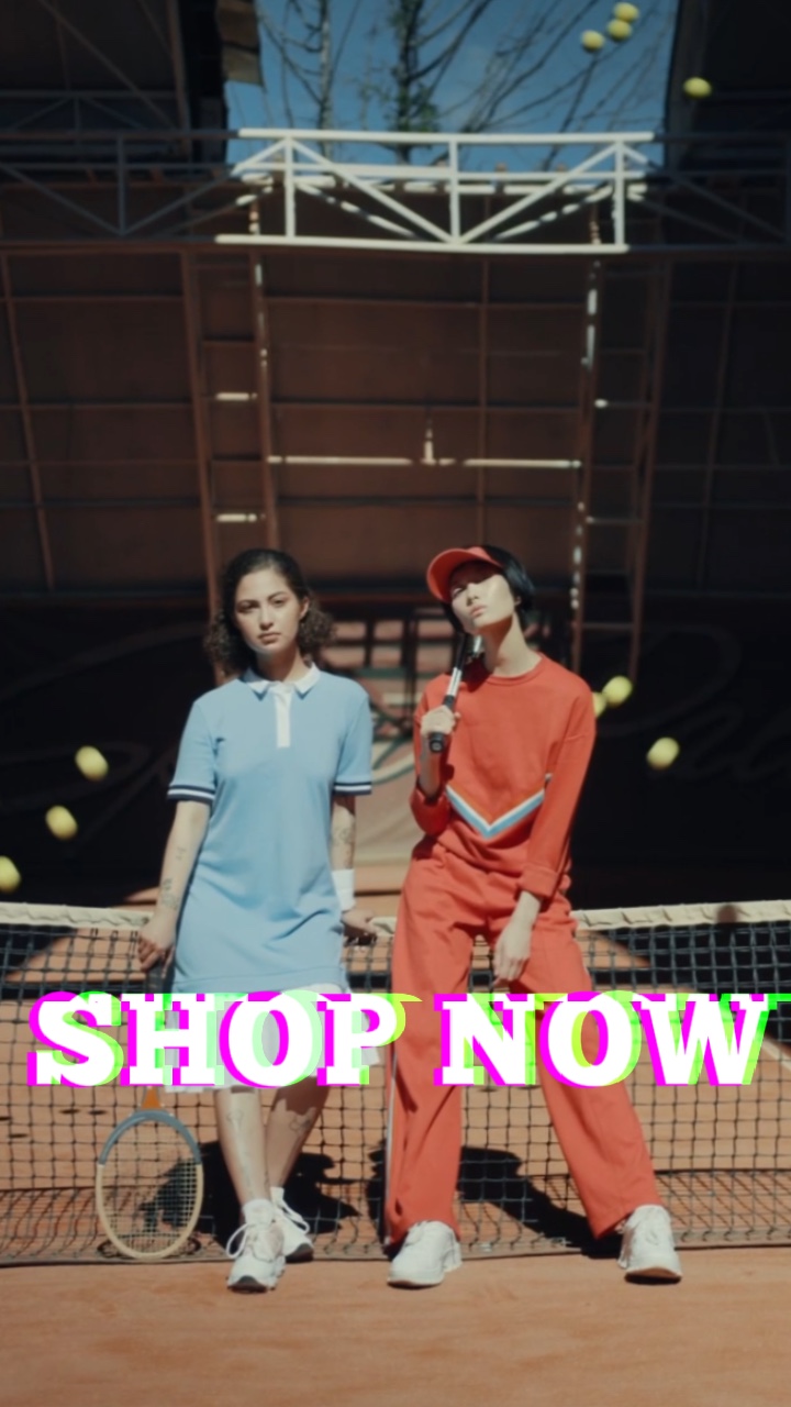 Women's Tennis Clothes Product Display Multi-Gallery TikTok Style