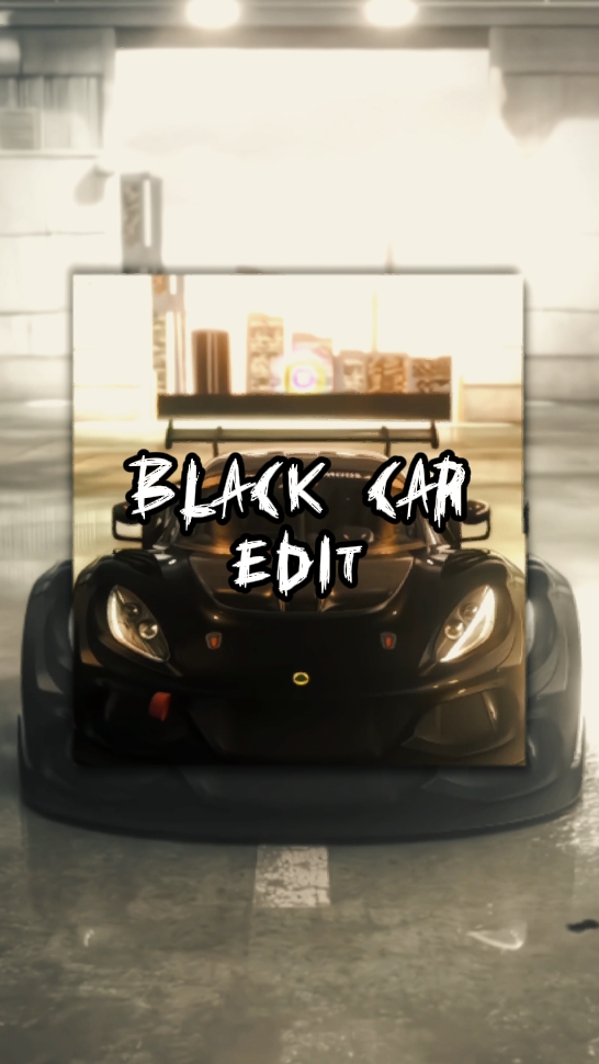 Black Car Edit