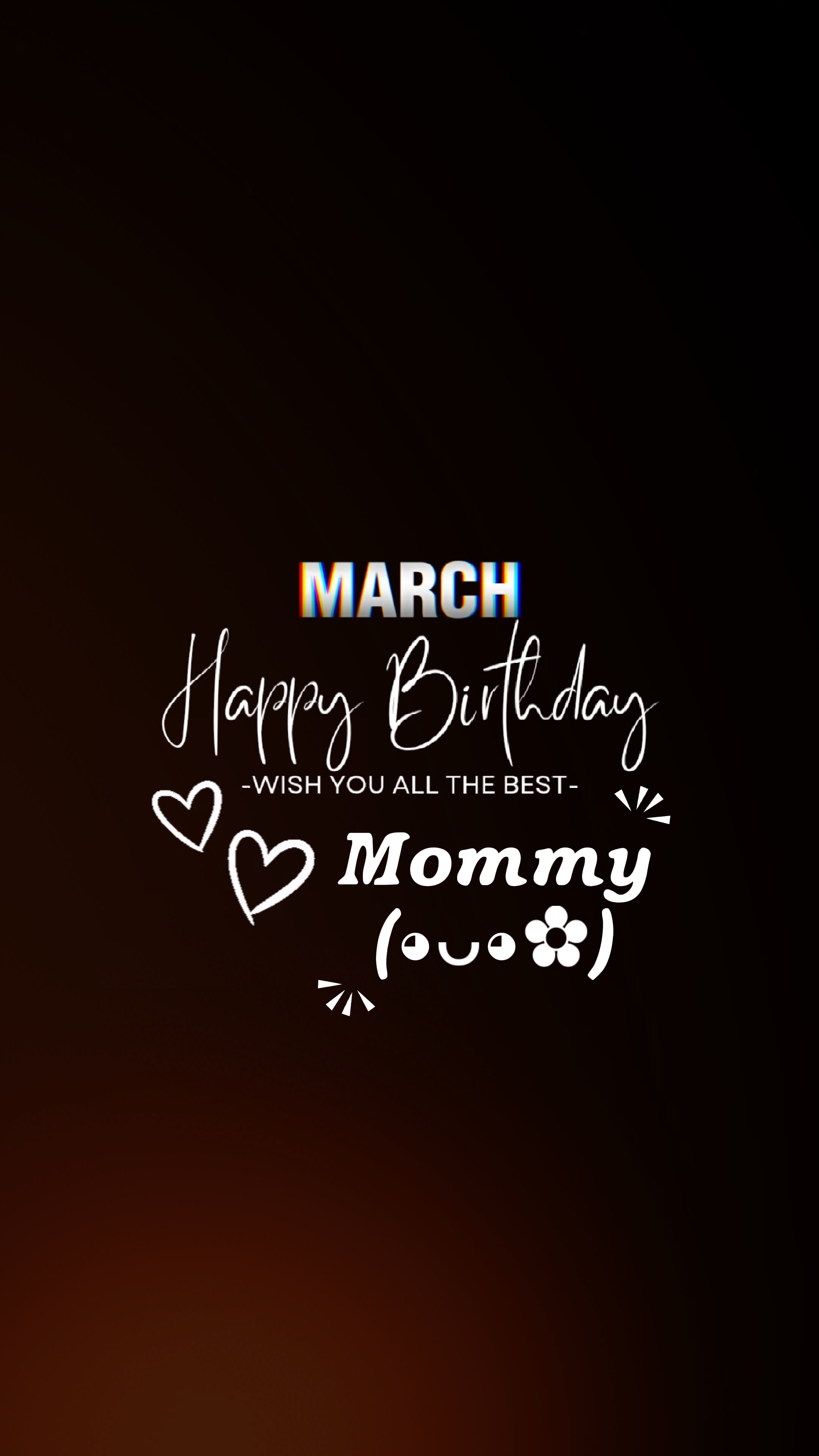 Anniversaire ma maman