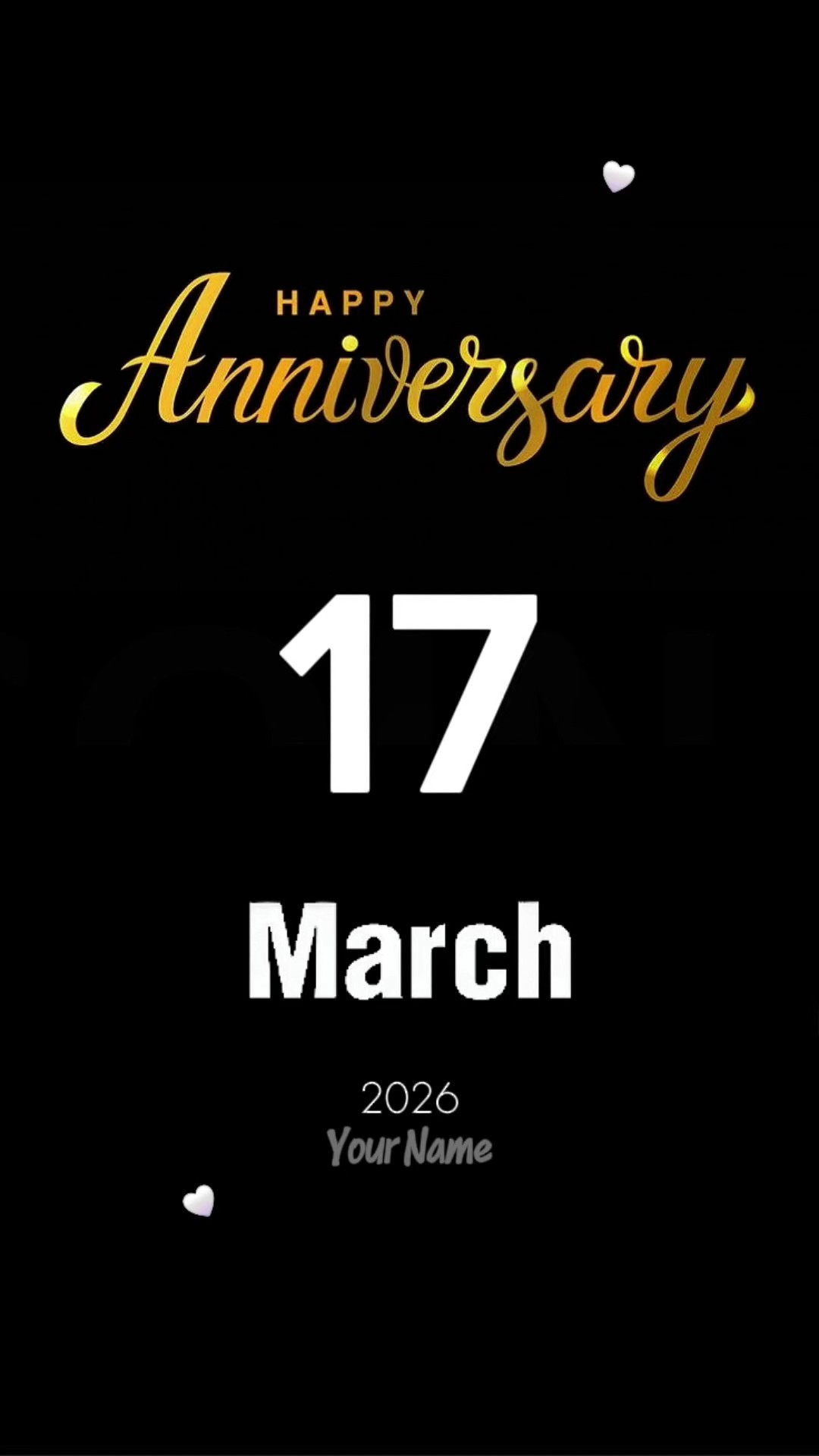 Anniversary template