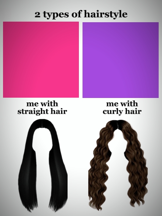 2 Arten von Frisuren