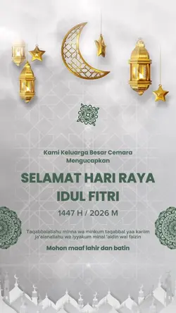 UCAPAN IDUL FITRI 