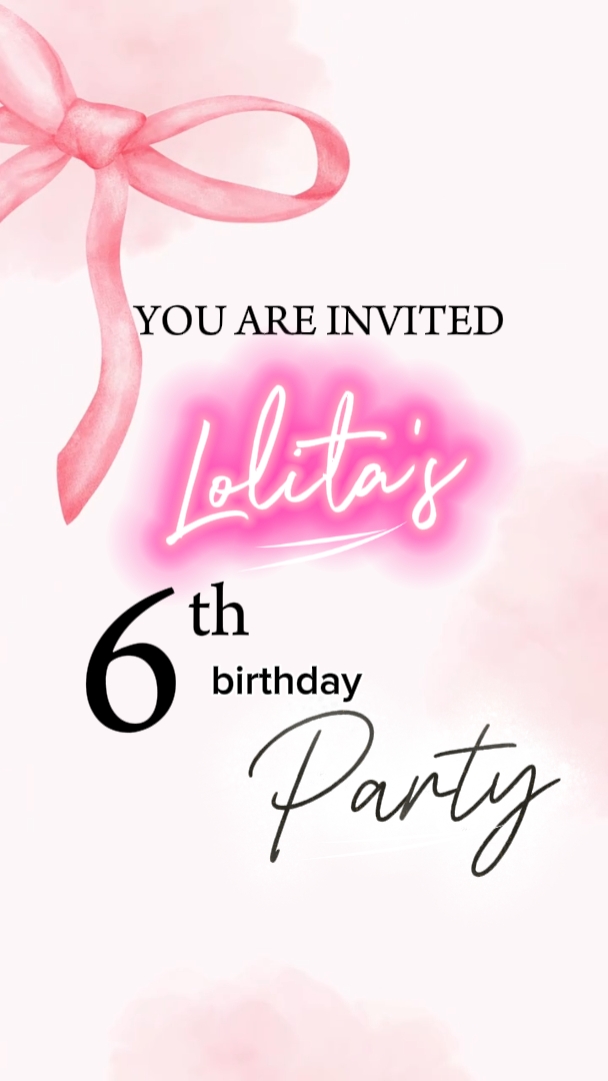 Convite de aniversário 