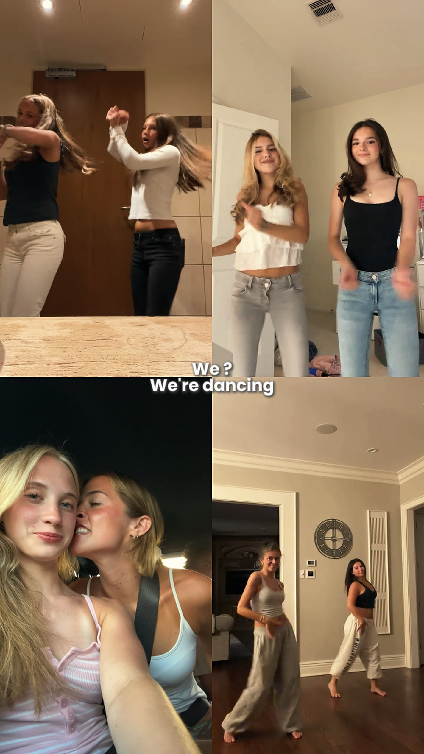 We're dancing