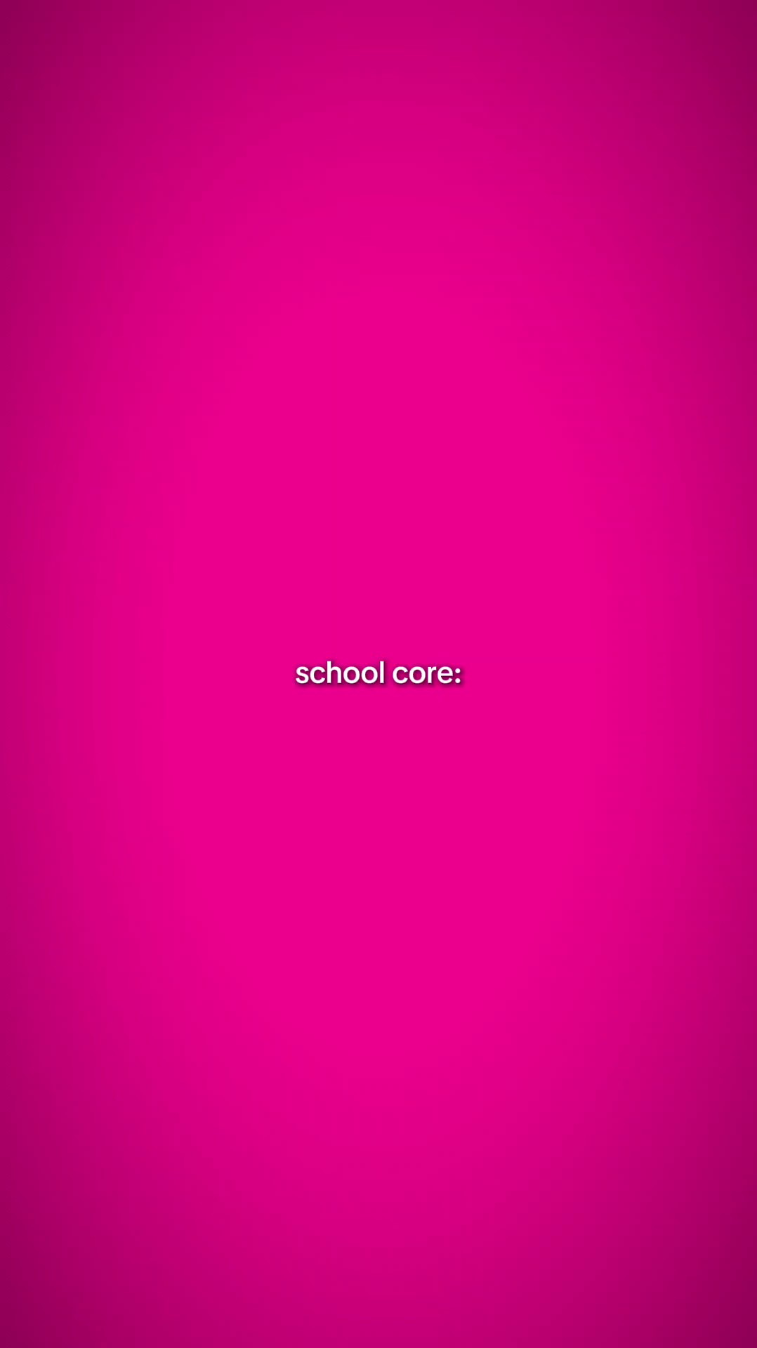 schoool coreee