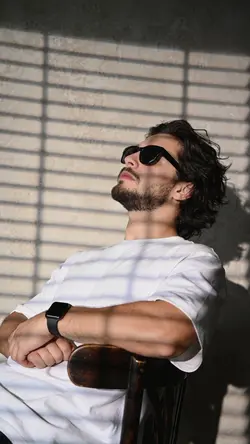 Relaxed Man in Sunlight