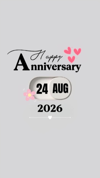 ANNIV 24 AUGUST 2026