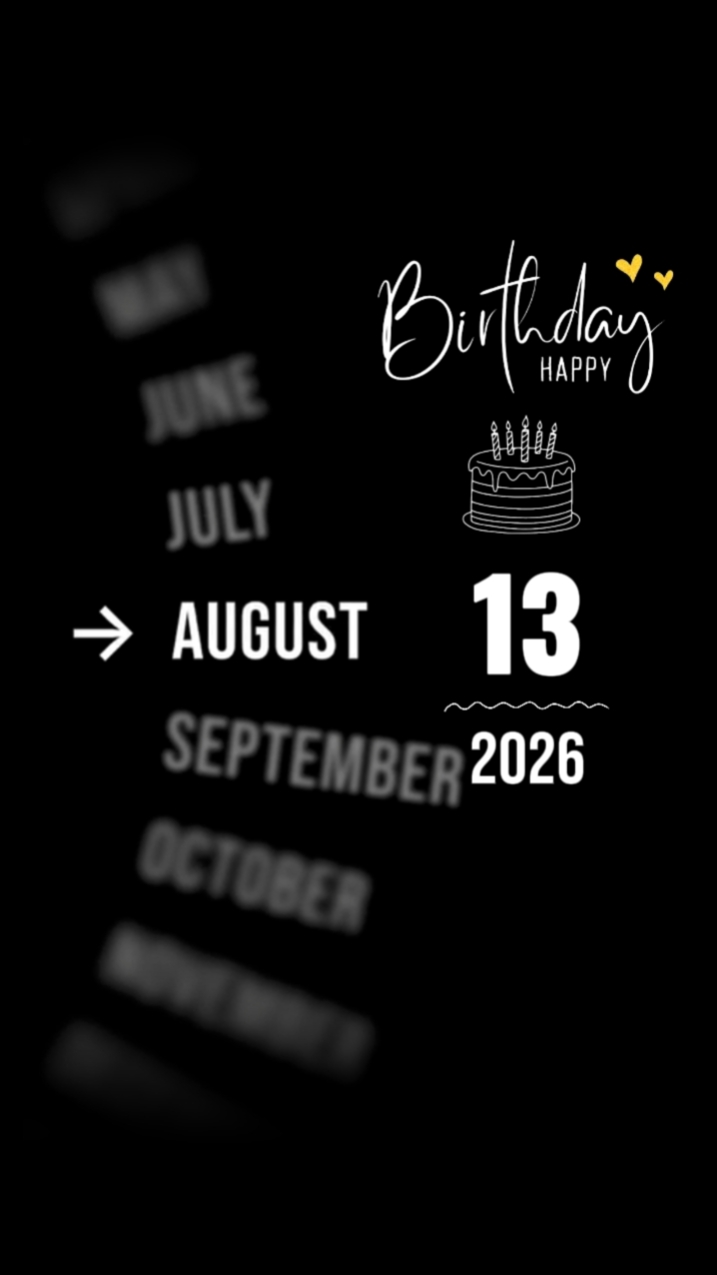 BDAY DAUGHTER 13 AUG