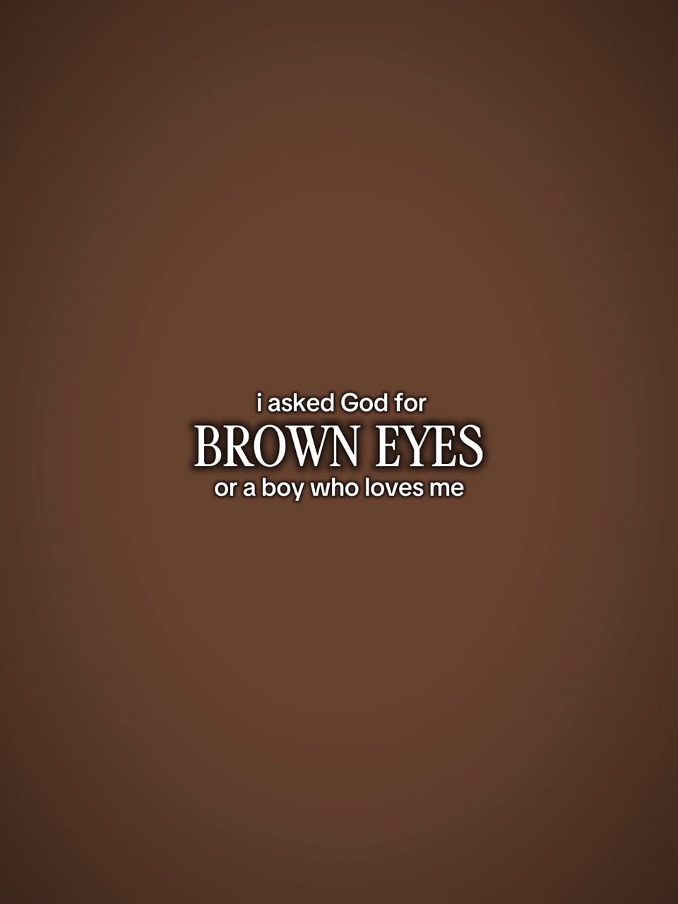 Yeux bruns