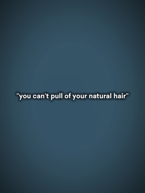 Cheveux naturels