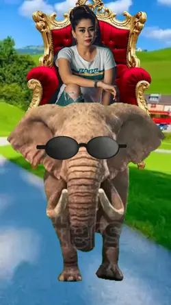 putri naik gajah