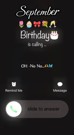 H.B.D IN SEPTEMBER