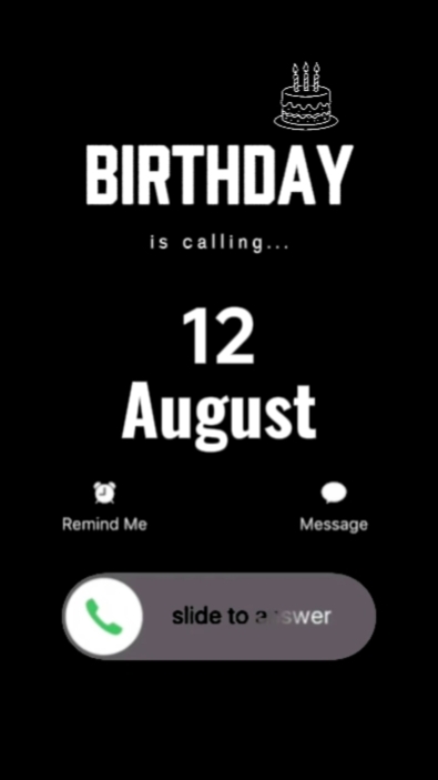 Hbd 12 de agosto